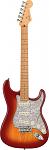 Fender American Deluxe Ash Stratocaster Aged Cherry Burst Maple