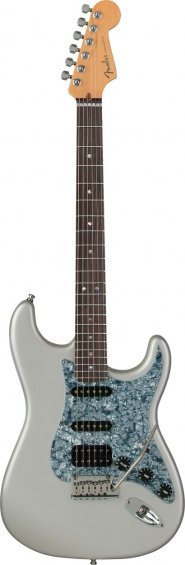Fender American Deluxe Stratocaster HSS Chrome Silver Rosewood