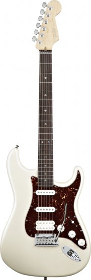 Fender American Deluxe Stratocaster HSS Olympic Pearl Rosewood