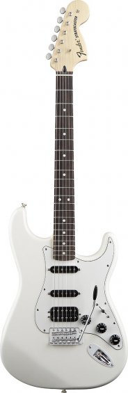Fender Deluxe Fat Strat Arctic White Rosewood