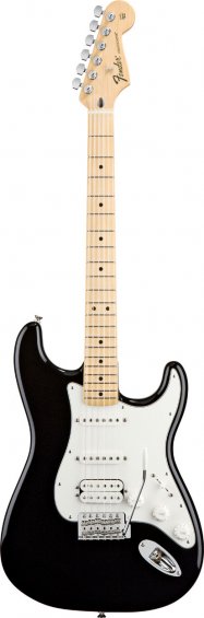 Fender Standard Strat HSS Black Maple
