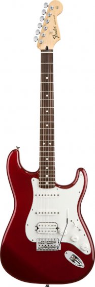 Fender Standard Strat HSS Candy Apple Red Rosewood