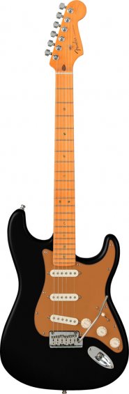 Fender American Deluxe Stratocaster V Neck Black Maple