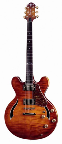 Полуакустическая гитара Crafter SEG 480TM/VTG-V с кейсом