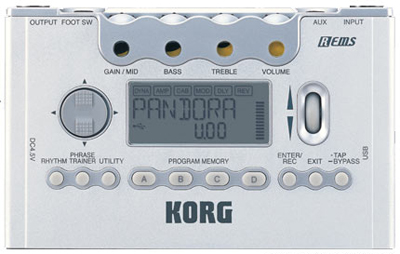 Гитарный процессор Korg PX5D Pandora