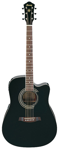 Акустическая гитара Ibanez  V72ECE Black