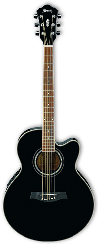 Акустическая гитара Ibanez  AEL10E Black