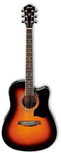 Акустическая гитара Ibanez  V205SECE Vintage Sunburst