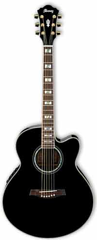 Акустическая гитара Ibanez AEL30SE Black