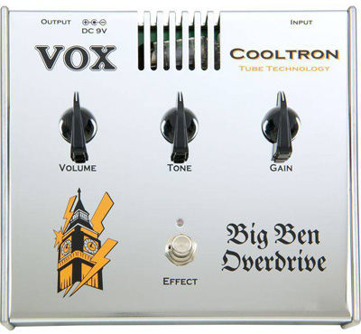 Педаль эффекттов VOX, модель Cooltron Big Ben Overdrive