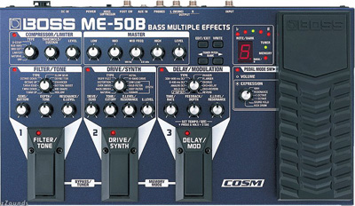 Гитарный процессорBoss, модель ME-50B для бас-гитары