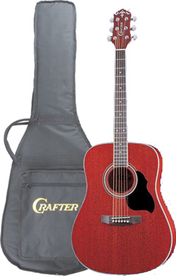 Акустическая гитара Crafter MD-42/TR (с чехлом)