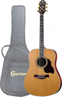 Акустическая гитара Crafter D-7/N (с чехлом)