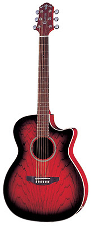 Акустическая гитара Crafter JTE 100CEQ/TR