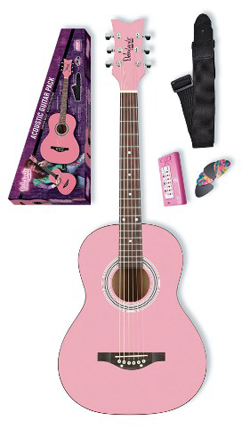 Акустическая гитара Daisy Rock Debutante Junior Miss Bubble Gum Pink