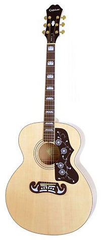 Акустическая гитара Epiphone EJ-200CE Natural GLD