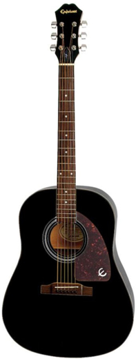 Акустическая гитара Epiphone AJ-150 Ebony Limited Edition