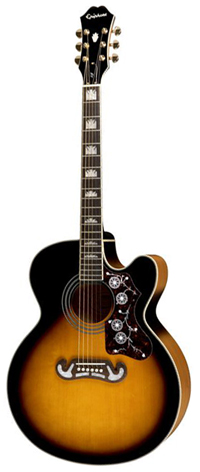 Акустическая гитара Epiphone EJ-200CE VINT. Sunburst GLD