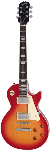 Электрогитара EPIPHONE LP STANDARD PLAINTOP HER. CHERRYBURST CH