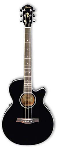 Акустическая гитара Ibanez AEG8E Black