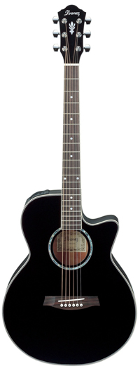 Акустическая гитара Ibanez AEG10E Black