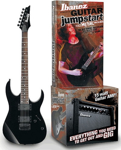 Гитарный набор Ibanez GRG121EXJ BLACK NIGHT NEW JUMPSTART PACKAGE 