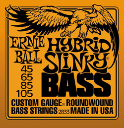 Струны для бас-гитары Ernie Ball 2833 (никель) 45-105