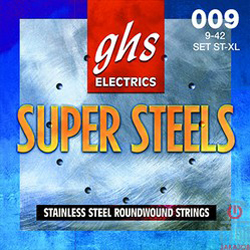 Струны для электрогитары ghs ST-L (сталь) 9-42