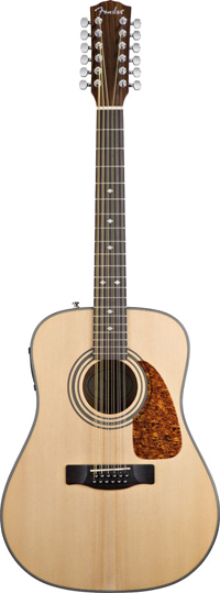 Двенадцатиструнная акустическая гитара Fender CD-160 SE-12 String Natural