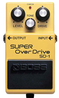 BOSS SD-1 педаль гитарная super overdrive