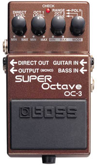 BOSS OC-3 гитарная педаль с эффектом Octaver