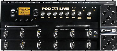 Гитарный процессор Line6 POD X3 Live Direct Floor Guitar Preamp W/US