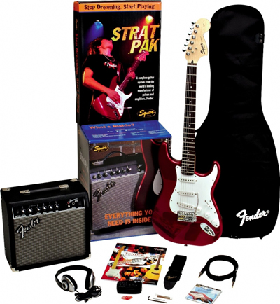 Гитарный комплект Fender Squier Affinity Special Strat and Frontman 15 G AMP - Metallic Red
