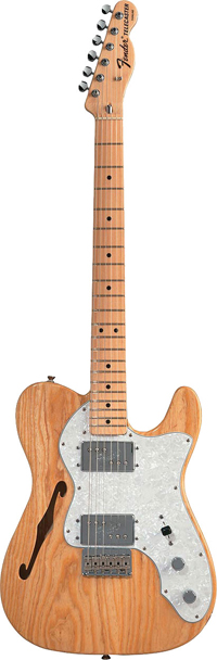 Электрогитара Fender Classic ‘72 Telecaster Thinline Natural