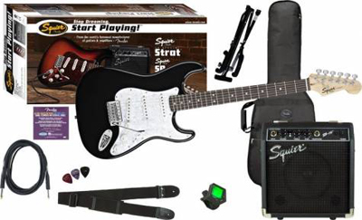 Гитарный набор Fender Squier SE Special Black/ Squier SP-10 Amplifie