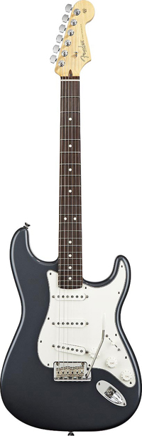 Электрогитара Fender American Standard Stratocaster MN Charcoal Frost Metallic
