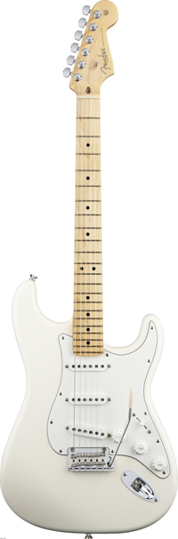 Электрогитара Fender American Standard Stratocaster MN Olympic White