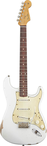 Электрогитара Fender Road Worn '60 Strat Relic RW Olympic White