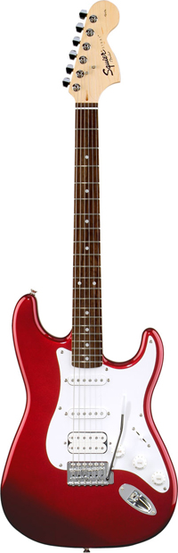 Электрогитара Fender Squier Affinity Stratocaster HSS RW Chrome Red