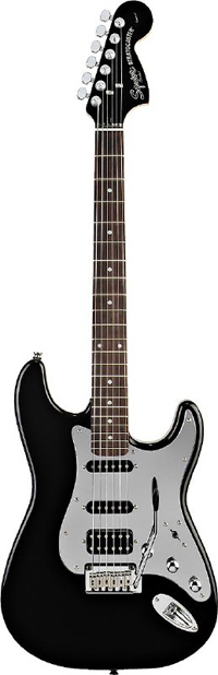 Электрогитара Fender Squier Black and Chrome Fat Stratocaster RW