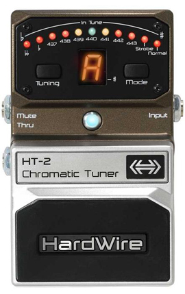 Тюнер гитарный - педаль DIGITECH HARDWIRE HT-2 CHROMATIC TUNER