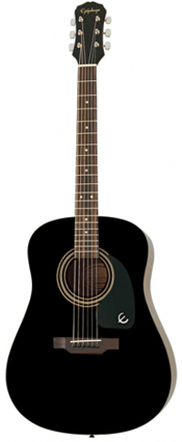 Акустическая гитара Epiphone AJ-100 Ebony
